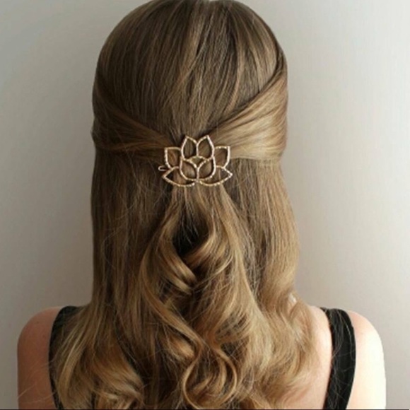 💕Last one Lotus Flower Hair Clip Hair Pins - Picture 5 of 6